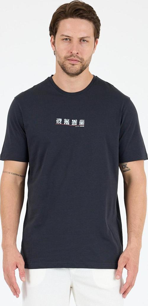 Erkek %100 Pamuk Bisiklet Yaka Kısa Kollu Baskılı T-Shirt  Rahat ve Şık Günlük Tişört 0106