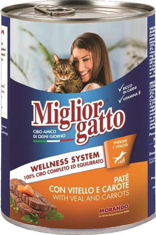 Pate Dana Eti ve Havuç Kedi Konservesi 400 Gr