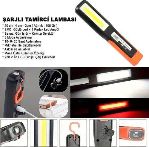 Şarjlı Tamirci Lambası Watton Wt-297