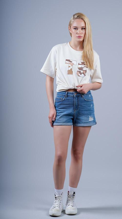 TSHIRT TS LOGO KAMUFLAJ DESEN