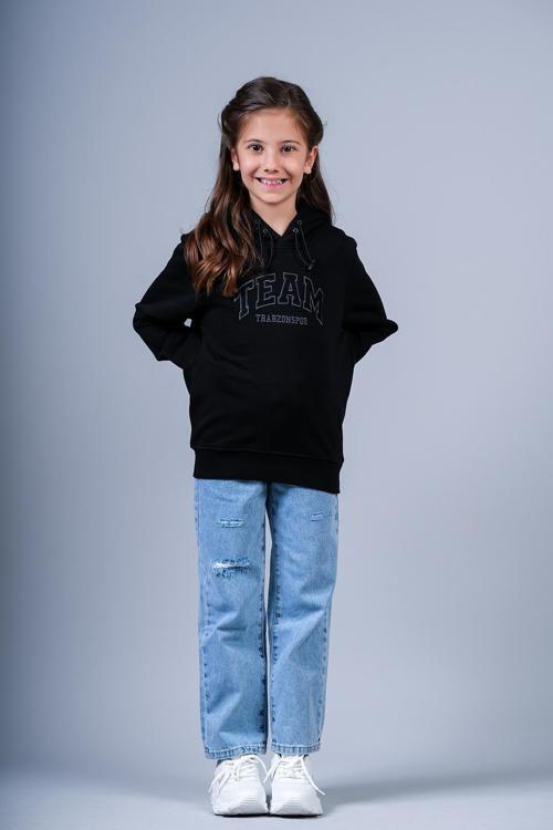 GENÇ SWEATSHIRT KAPÜŞONLU TEAM NAKIŞLI