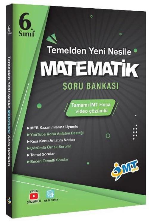 İMT Hoca 6. Sınıf İMT Matematik Temelden Yeni Nesile Soru Bankası
