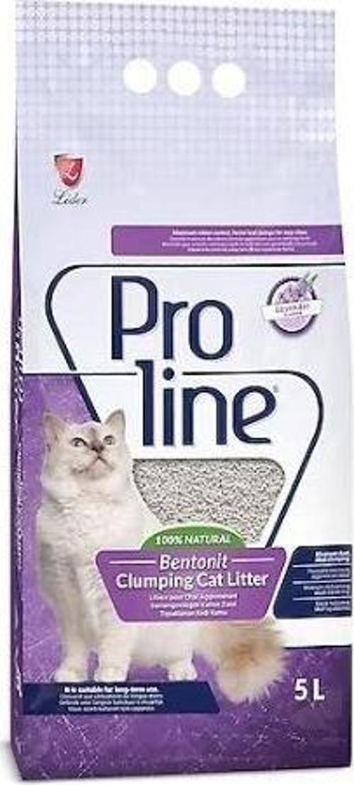 Lavantalı Topaklaşan İnce Bentonit Kedi Kumu 5 Lt x 4 Adet