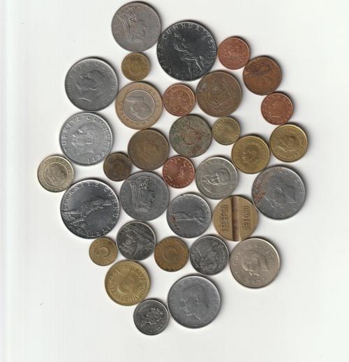 368605c0dd3ed0 Koleksiyon Başlangıç seti 33 Adet Eski Madeni para Jeton