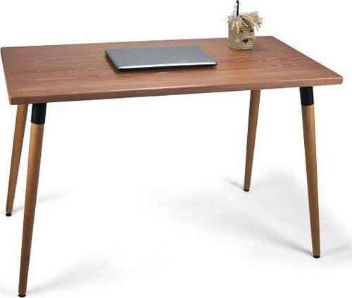Doğal Ağaç Masif Kütük Masa Ahşap Çalışma Masası Ofis Masası 60cm X 120cm ( Ağaç Ayak )