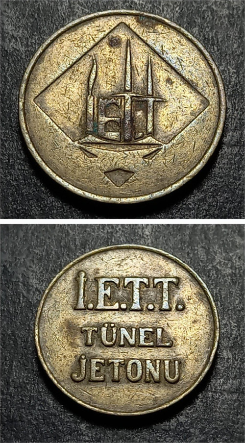 3996368609e30794a3 İ.E.T.T. Tünel Jetonu Temiz/ÇT Eski Jeton