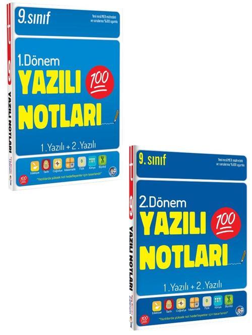 Tonguç Akademi 9. Sınıf Yazılı Notları 1. Dönem ve 2. Dönem 1 ve 2. Yazılı