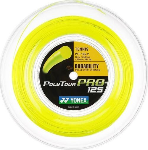 POLY TOUR PRO 125-2 (200 m) TENİS KORDAJ - SARI