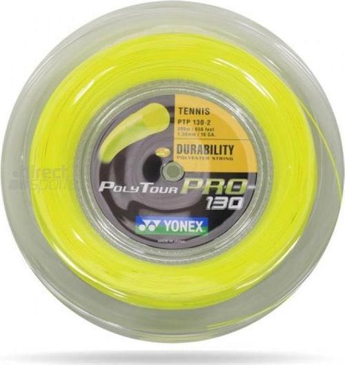 POLY TOUR PRO 130-2 TENİS KORDAJ (200 m) - SARI