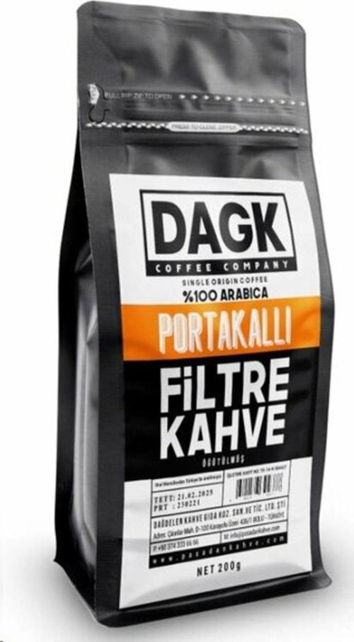 Dagk Portakallı Filtre Kahve 200 Gr