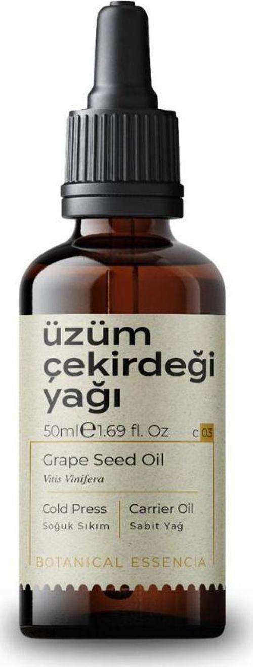 Üzüm Çekirdeği Yağı 50 Ml. (Soğuk Sıkım)