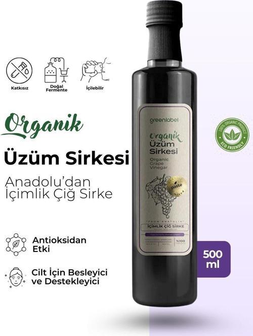Organik Üzüm Sirkesi 500Ml