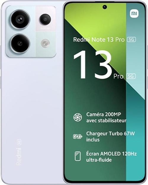 Redmi Note 13 Pro 5G Mor 256 GB 8 GB RAM İthalatçı Garantili