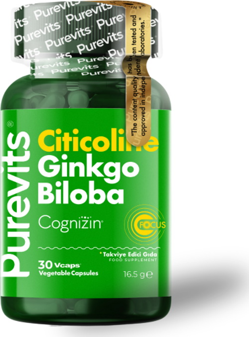 Ginkgo Biloba & Sitikolin Focus Complex 400Mgx 30 V-Cap