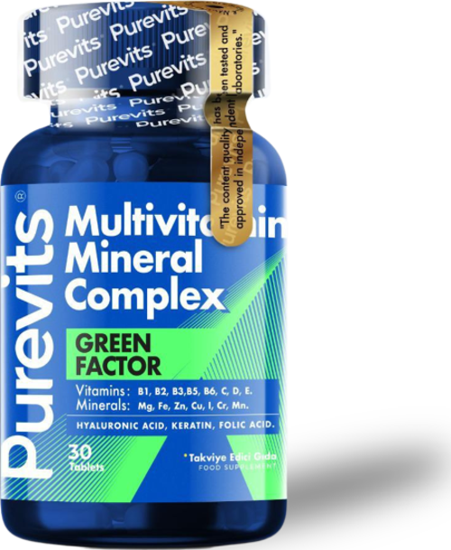 Multivitamin & Mineral Complex 1250Mgx 30 Tablet
