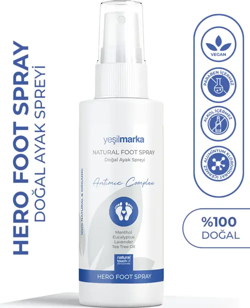 Yeşil Marka Hero Doğal Ayak Spreyi 100Ml
