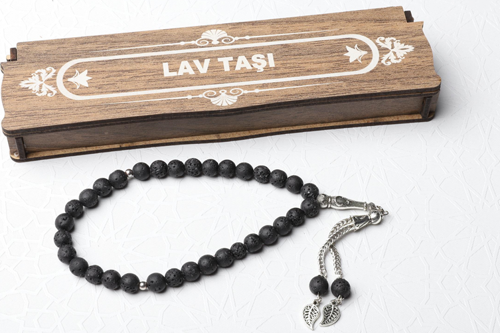 Kutulu 33 Lü Tesbih Lav Taşı