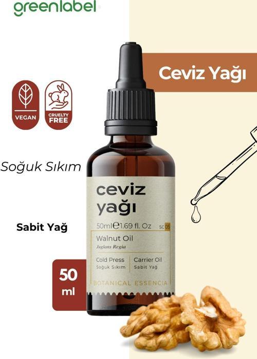 Ceviz Yağı Soğuk Sıkım %100 Doğal Ve Saf 50Ml