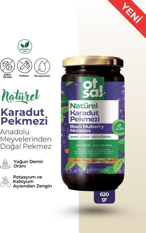 Otsa Natural Karadut Pekmezi 620 Gr