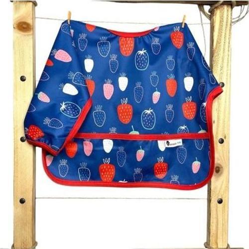 Store Yıkanabilir Mama Ve Etkinlik Önlüğü Çilek