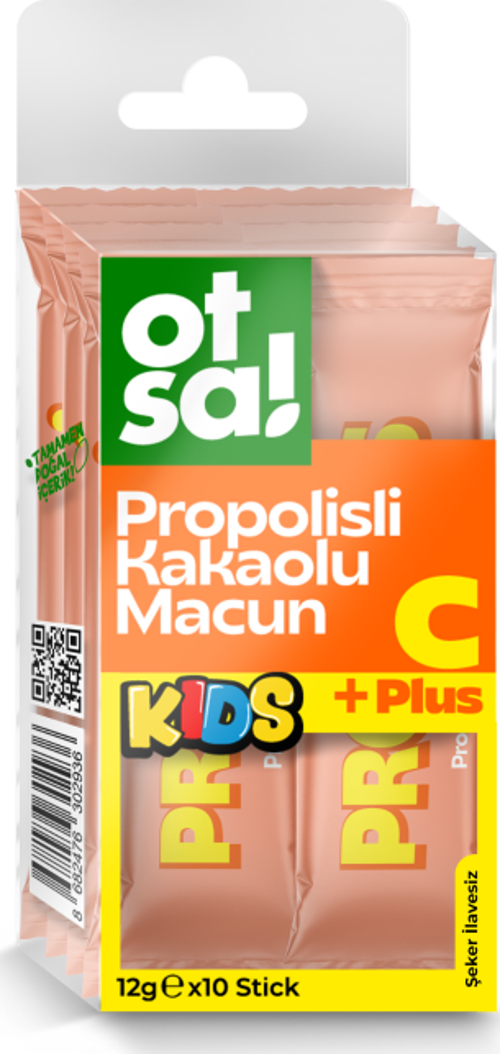Kids Propolisli Kakaolu Macun 12G X 10 Stıck