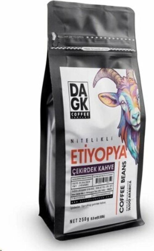 Dagk Etiyopya Çekirdek Kahve 250Gr
