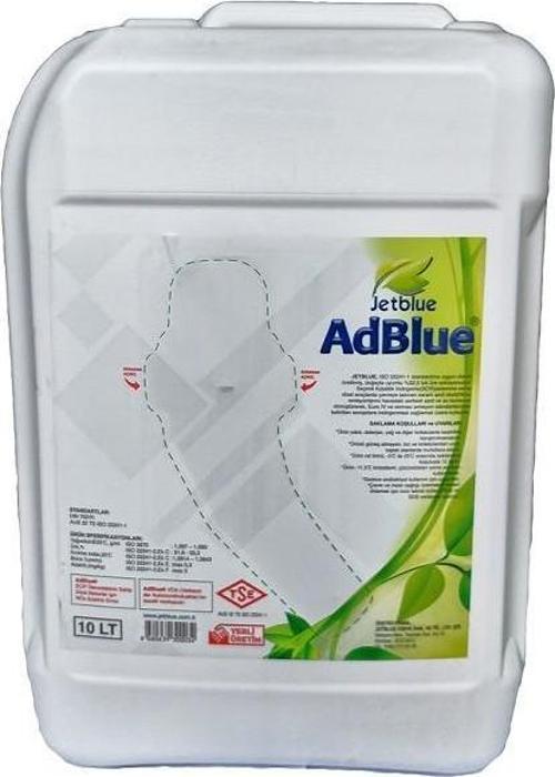 JetBlue Adblue Dizel Araçlar Için Emisyon Düşürücü Yakıt Katkısı 10 Litre Üretim Yılı 2023