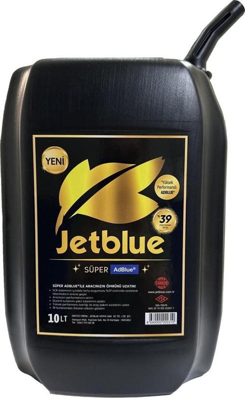 JetBlue Adblue Süper - Dizel Araçlar Için Emisyon Düşürücü Yakıt Katkısı 10 Litre Üretim Yılı 2023