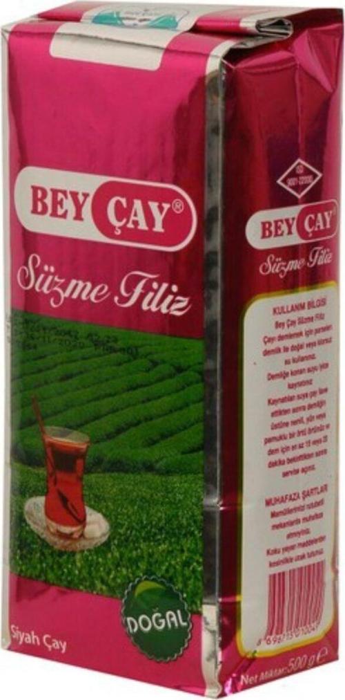 10Xadet Beyçay Süzme Filiz 500 Gr %100 Rize Çayı