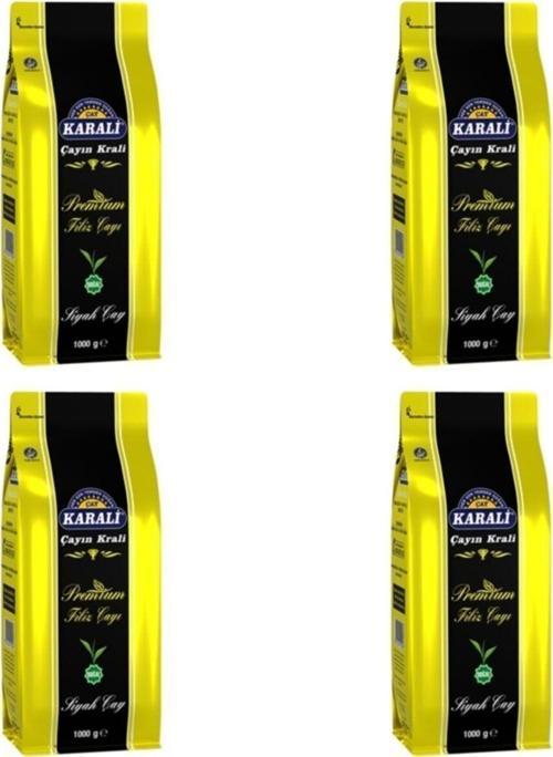 Karali Premium Filiz Dökme Siyah Çay 1 Kg X 4 Adet