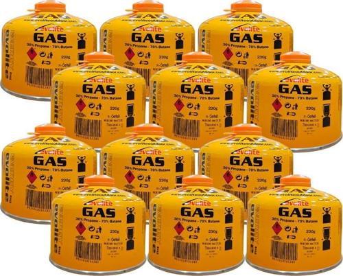 230 Gr. Gaz Ocak Kartuşu 12 Adet EVO-010-A2