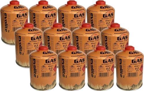 450 Gr. Gaz Ocak Kartuşu 12 Adet EVO-011-A4