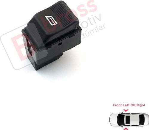 VW; Seat İçin Elektrik Cam Düğmesi 5 Pin Anahtarı