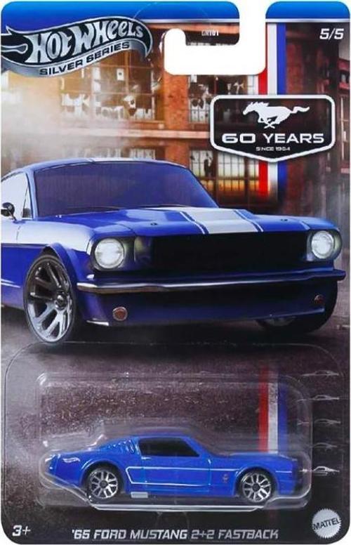 Hot Wheels Silver Serisi 65 Ford Mustang 2+2 Fastback JBY49