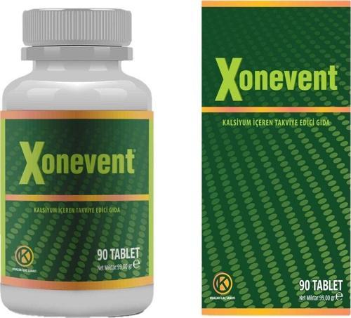 Xonevent Kalsiyum, Magneyum, D3, Lizin, Bor 90 Tablet