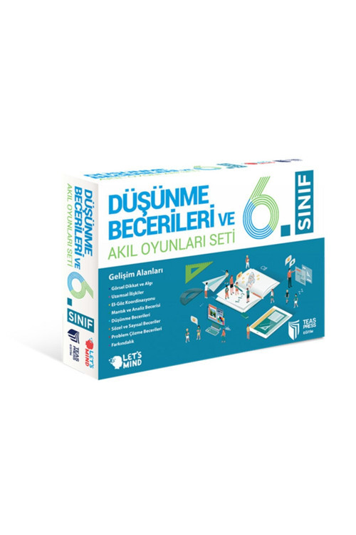 6. Sınıf Düşünme Becerileri ve Akıl Oyunları Seti / Kolektif / Teas Press / 9786053013099