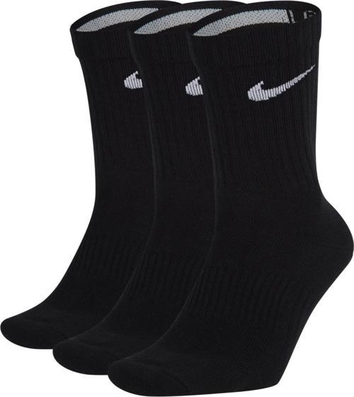Dri Fit Performance Lightweight Crew 3pair Erkek Anrenman Çorap Siyah 3'lü