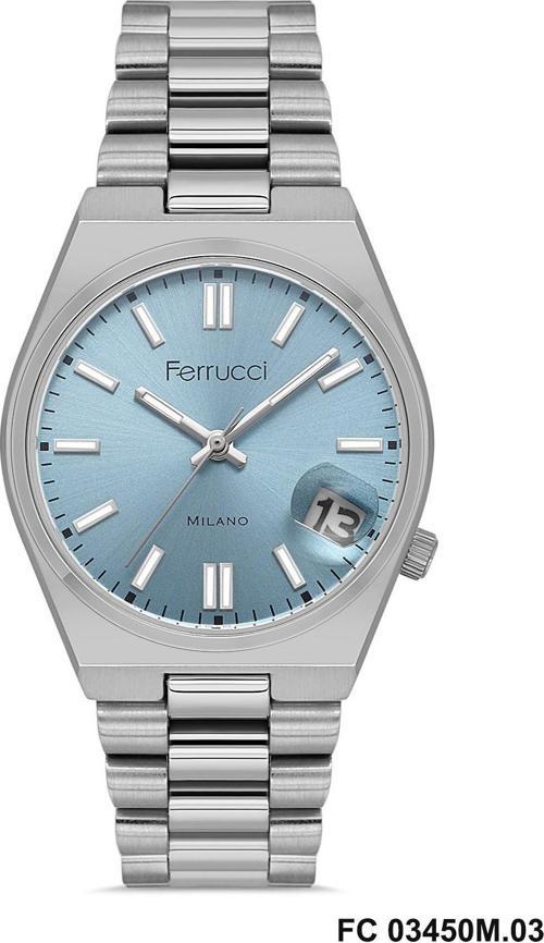 Fer.03450m.03 Çelik Kordon Kadın Kol Saati Metalik Gri-F623