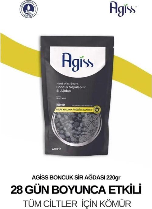 Agıss Boncuk Soyulabilir Inci El Ağdası Carbon 220 Gr