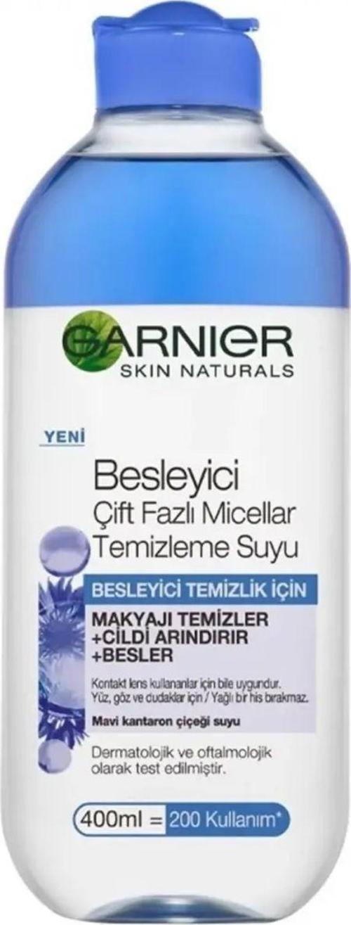 Garnier Yeni Besleyici Arındırıcı Çift Fazlı Micellar Makyaj Temizleme Suyu 400 Ml