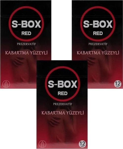 Kırmızı (Kabartma Yüzeyli) Prezervatif 12 Li Paket 3 Adet (3X12)