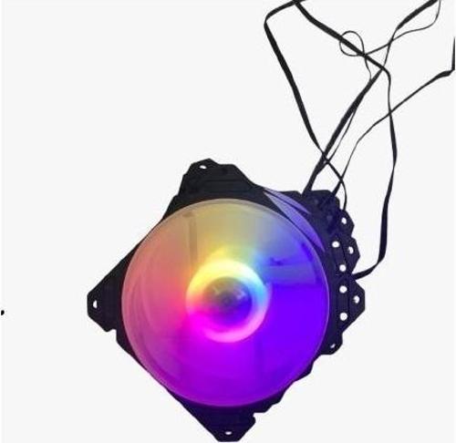 Middle 4x120mm Kumandasız RGB Işıklı Sessiz Kasa Fanı
