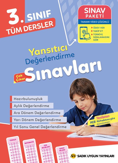 3. Sınıf Tüm Dersler Yansıtıcı Değerlendirme Sınavları