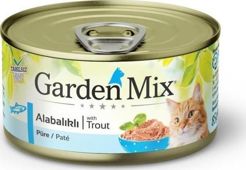 Kıyılmış Alabalıklı Tahılsız Konserve Kedi Maması 85g