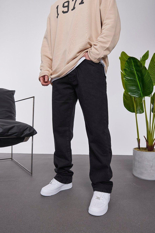 5174 Siyah Baggy Jean