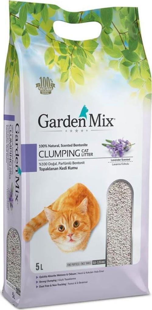 Lavanta Kokulu Bentonit İnce Taneli Kedi Kumu 5 Lt