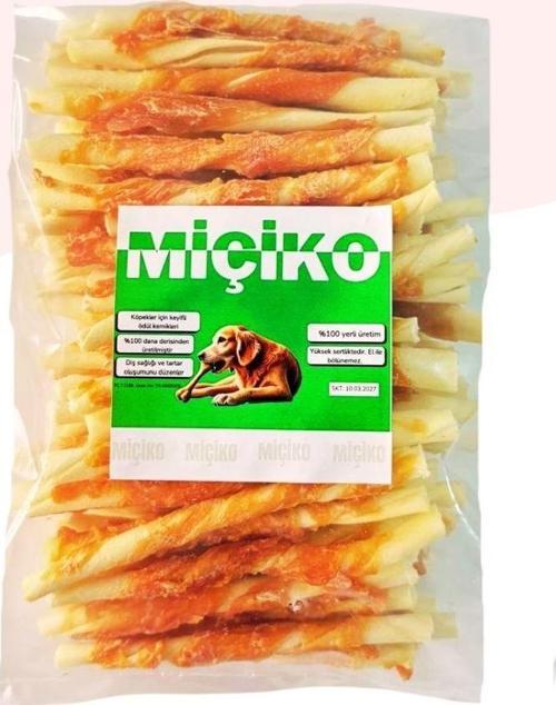 Tavuk Sarma Burgu Çubuk Köpek Ödül Kemiği 100Lü Paket