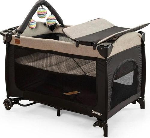 Mcn Comfier Park Yatak Sallanır Cibinlikli Oyun Parkı Beşik 70x110 Cm