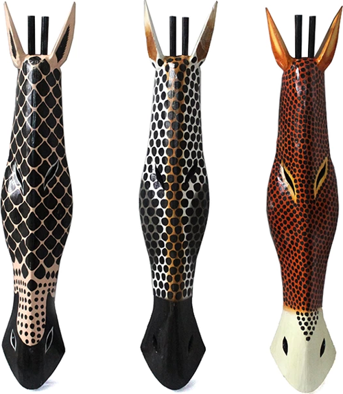 Ahşap Zebra Mask 1 Metre.
