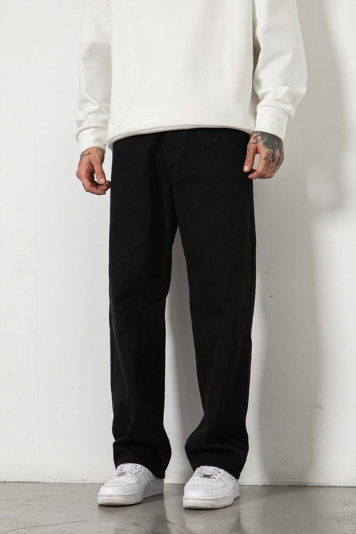 Siyah Baggy Jean Sbg